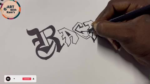 RAGAV’ Name drawing ✍️ video 👍🏻🎉 https://youtube.com/@artwithrams