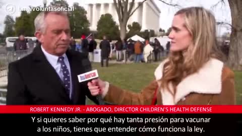 Robert Kennedy Jr no deben darle a pfizer permiso o recomendacion de vacunas a chicos