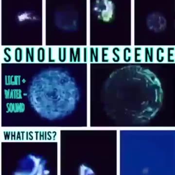Water + sound vibration (more so than sonoluminescence)