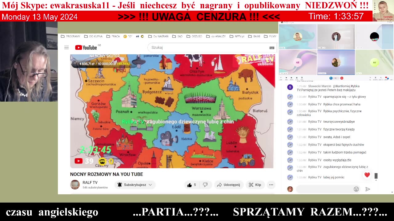 Po aferze z Jaśkiem z Toronto spokój na statku...???... 👮♀️ - 13.05.2024 rok