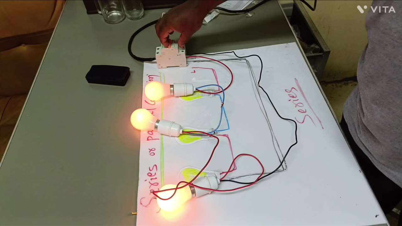 Series connection kese kare