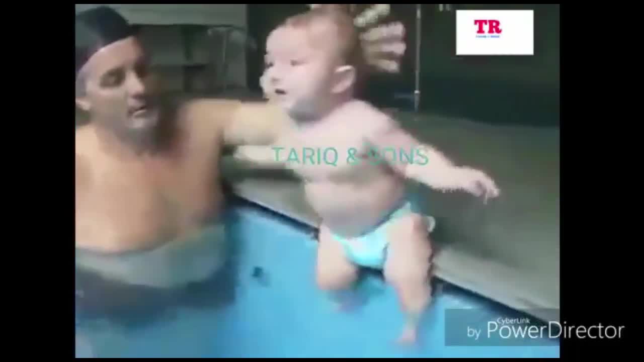 Small Baby Swimming