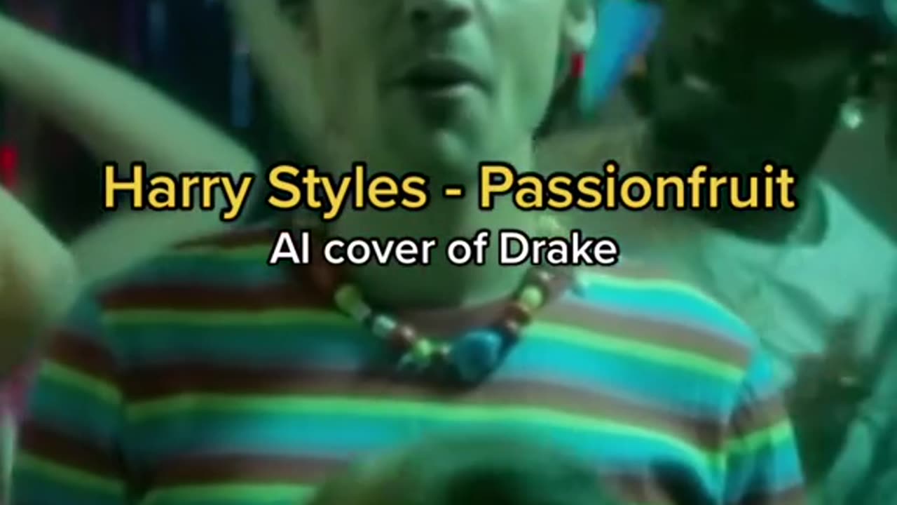 Harry Styles AI cover of Drake - Passionfruit