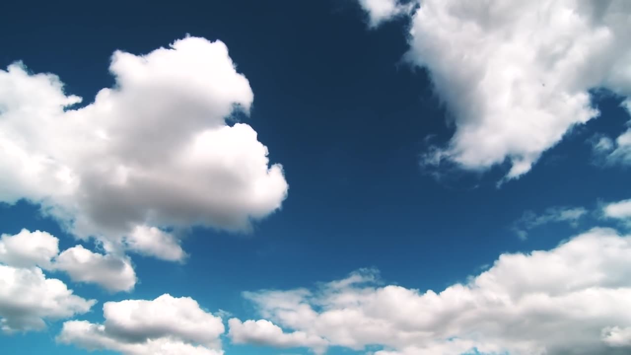 Blue sky and clouds timelapse