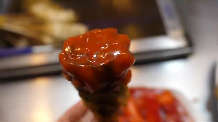 Spicy Rice Cake Tteokbokki Korea Street Food