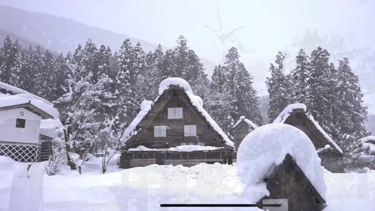 #SnowTownHistory#WinterVillage#HistoricCharm#SnowyHeritage#TimelessBeauty#VintageVibes#Winter#Japan