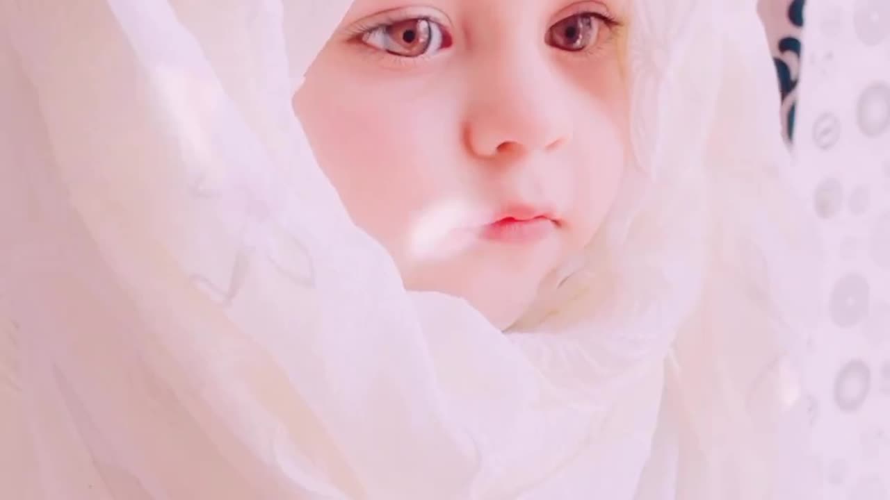 Muslim hijab baby