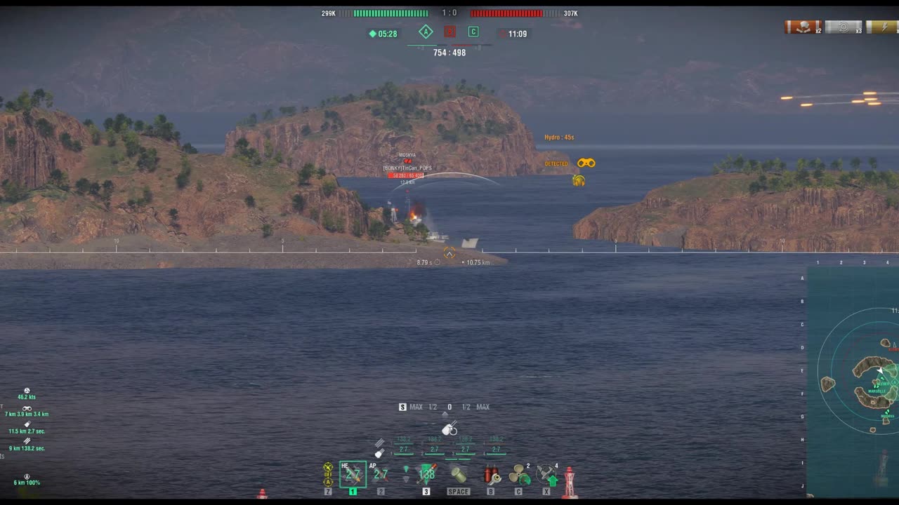 World of Warships: Maple Calls His Shot