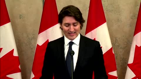Trudeau flapping his gums again