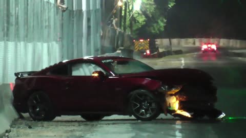 MUSTANG GT CRASHES LIVE ON STREAM