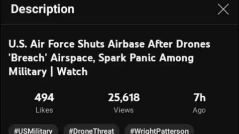 Ohio Airbases Shut Down Because Of DRONES! ❤️😱