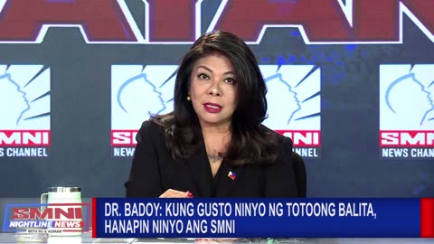 Dr. Badoy: Kung gusto ninyo ng totoong balita, hanapin ninyo ang SMNI