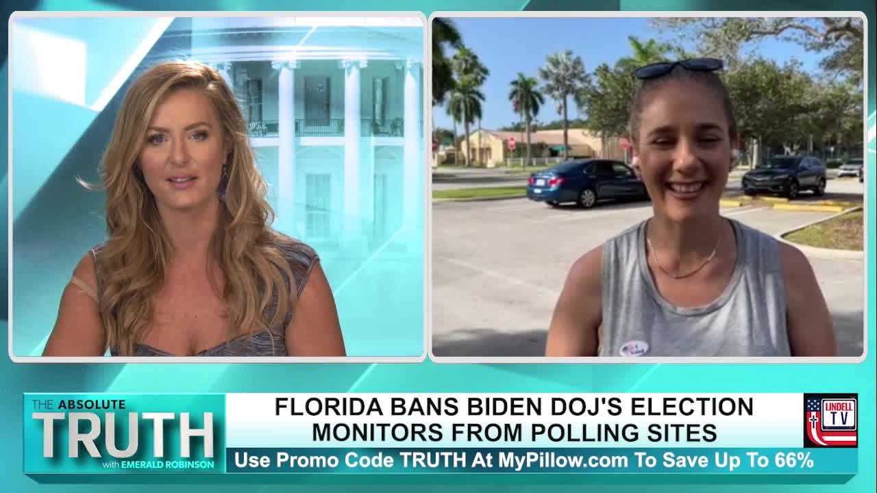 FL HOUSE CANDIDATE REACTS TO DOJ SENDING "ELECTION MONITORS" TO POLLING SITES