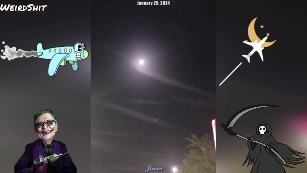 CHEMTRAILS AT NIGHT? BY THE MOON? WHY?! PAID FOR BY U THE AMERICAN TAXPAYER~$10 BILLION PER YEAR