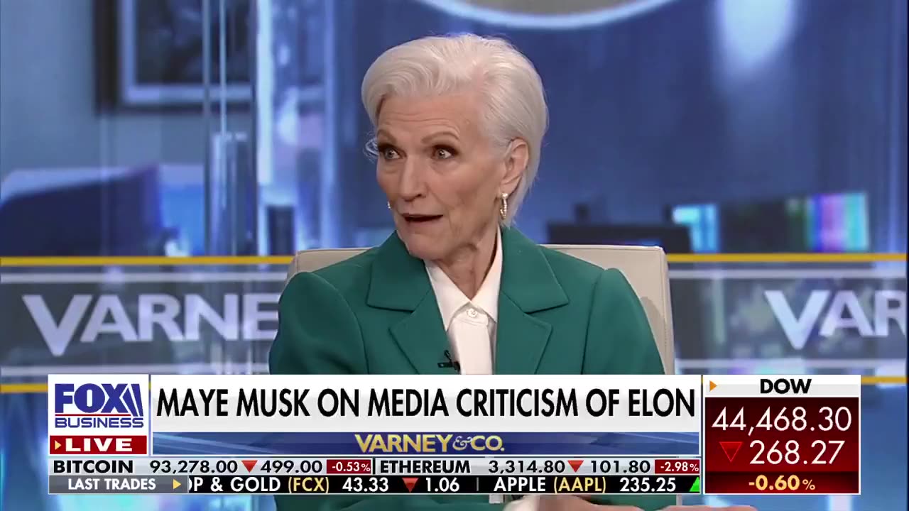 Maye Musk: "I do feel that there should be more presidents that are women”