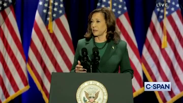 Kamala Harris Omits 'Right to Life' From the Declaration of Independence During Abortion Speech