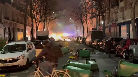 Paris on fire
