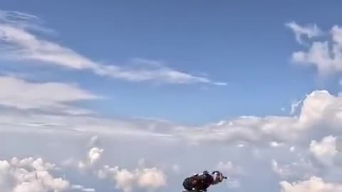 Skydiving in style