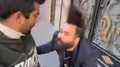 با تمام وجودش حرف زد