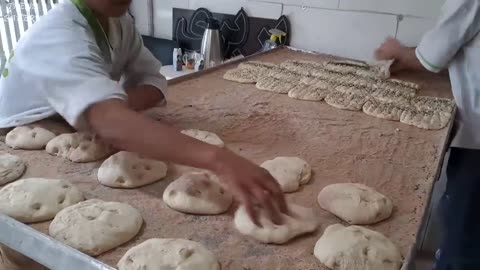 13 Years Old Baker!!! He Is So Fast And Smart In Baking Bread| Cooking Barbari Bread