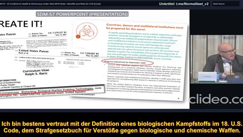 Dr. David E. Martin - End the WHO Tyranny (🇩🇪Untertitel) 13.09.2023