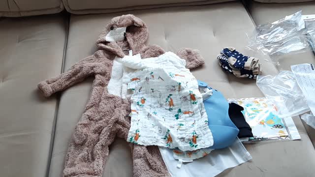 Unboxing compra Shein - Roupas de bebê na Shein