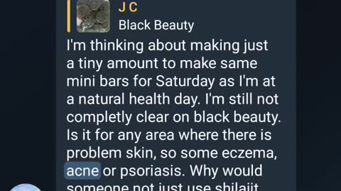 Using the search function on Telegram.