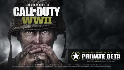 Call of Duty WW2 - Private Multiplayer Beta Trailer