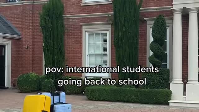 pov: international students going back to school