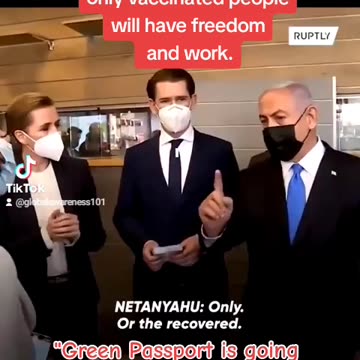 Israelis Green Passport Required For Freedom