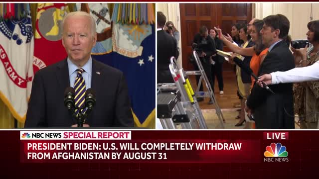 Biden: 'It Is Not Inevitable' That Taliban Takes Over Afghanistan