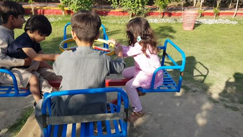 Baby in park