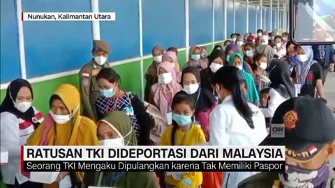 Ratusan TKI Dideportasi dari Tawau Malaysia Karena Tak Memiliki Paspor