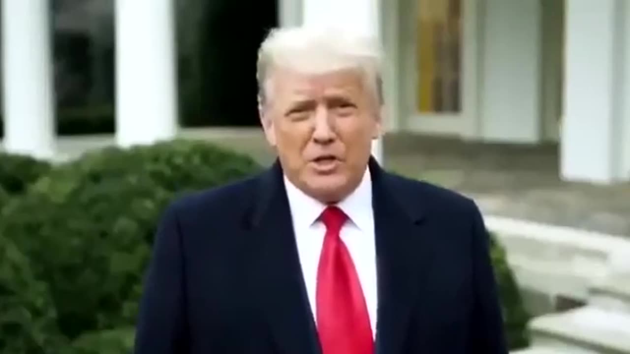 President Trump's Message right Before Jan 6th hapoened