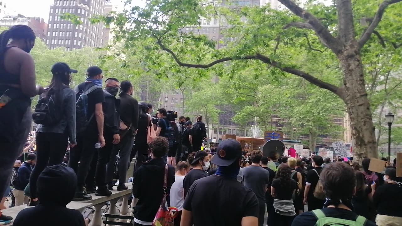 New York City 42nd Street Bryant Park Protest New York City Manhattan America USA