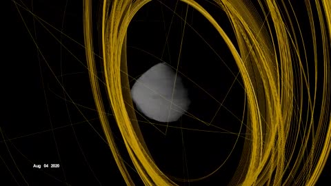 OSIRIS-REx Slings Orbital Web Around Asteroid to Capture Sample 4K