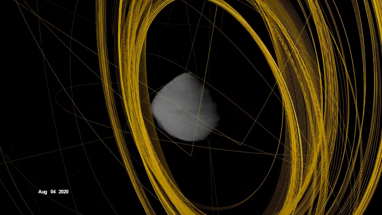OSIRIS-REx Slings Orbital Web Around Asteroid to Capture Sample 4K