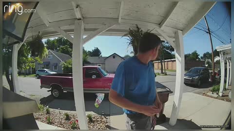 Man Punches Hanging Planter