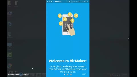 Earn bitcoins using android