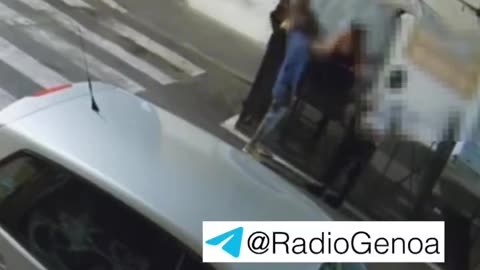 Three African invaders arriving from Lampedusa, steal the necklaces of three Italian girls