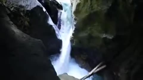 Water Flowing In Wild Stream