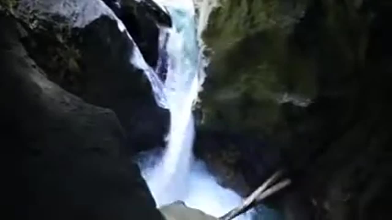 Water Flowing In Wild Stream