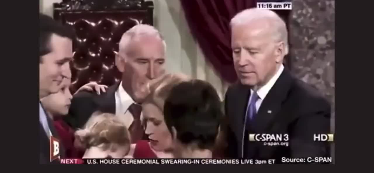 Joe Biden inappropriately touching kids Compilation