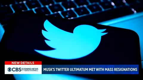 ▶ EXTRAIT-RQ + LIENS parus (20 nov 22) : Musk’s Twitter ultimatum met with mass resignations