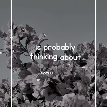 The person you can't stop thinking about...