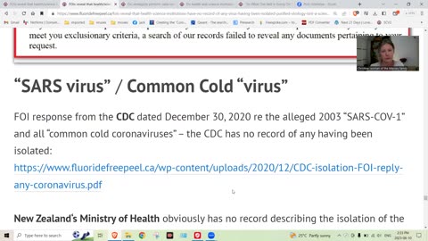 Christine Massey, Virology on trial, on the Northern Light Convention