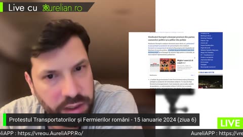Protestul Transportatorilor și Fermierilor români - 15 ianuarie 2024 (ziua 6)