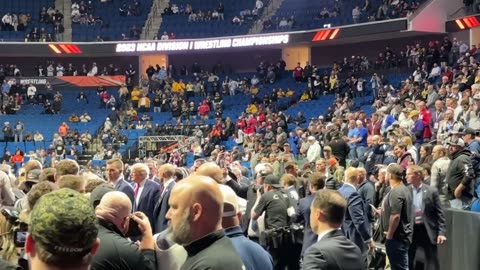 HUGE: Trump Gets A Standing Ovation After Going To Wrestling Match Following Indictment Announcement