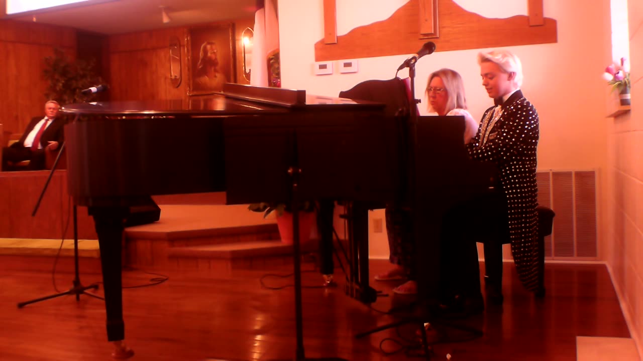 Pam Stewart and Thomas Walters Piano Duet