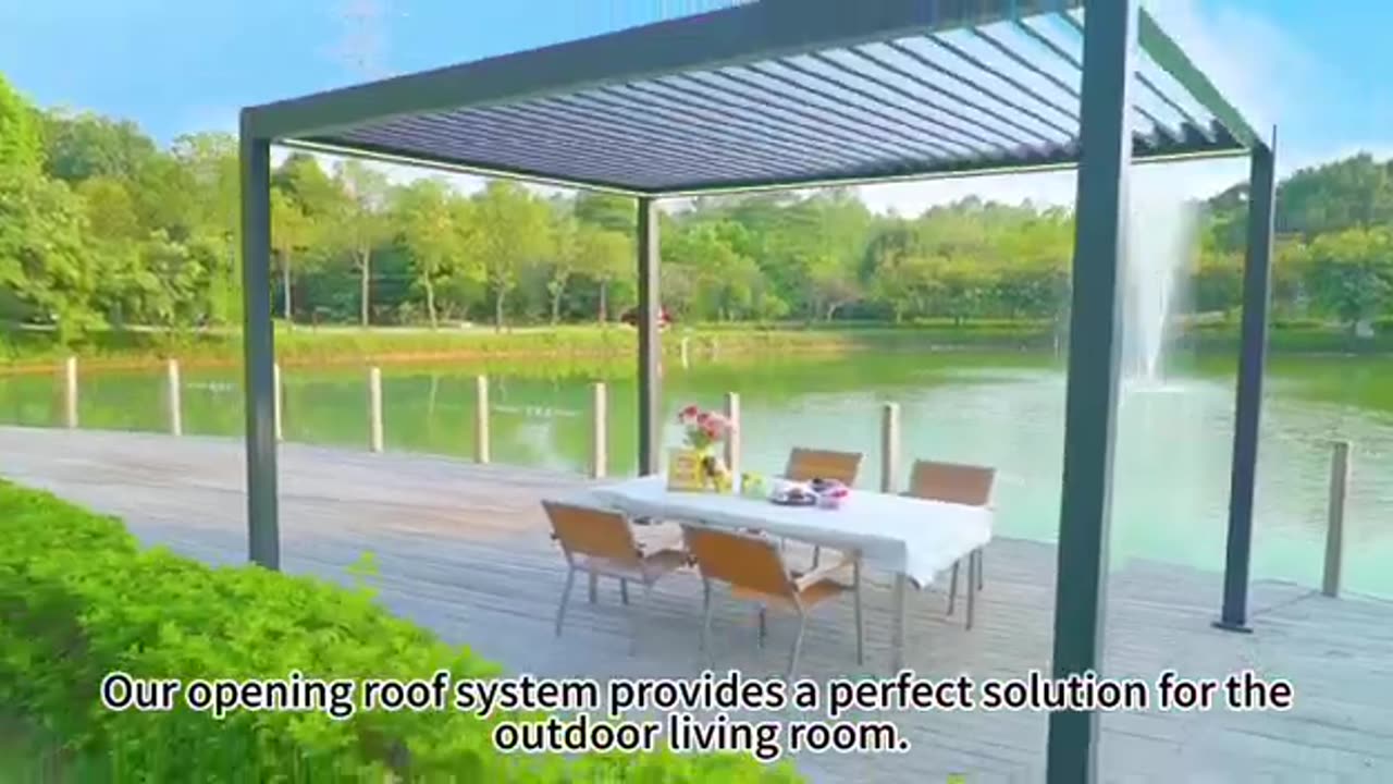 Kakadu Aluminum Louver Aluminum Pergola Gazebo Aluminium Roofs Manufacturer #factorydirect